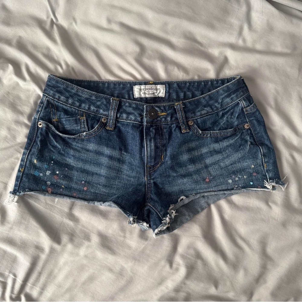 Aeropostale low rise jean shorts